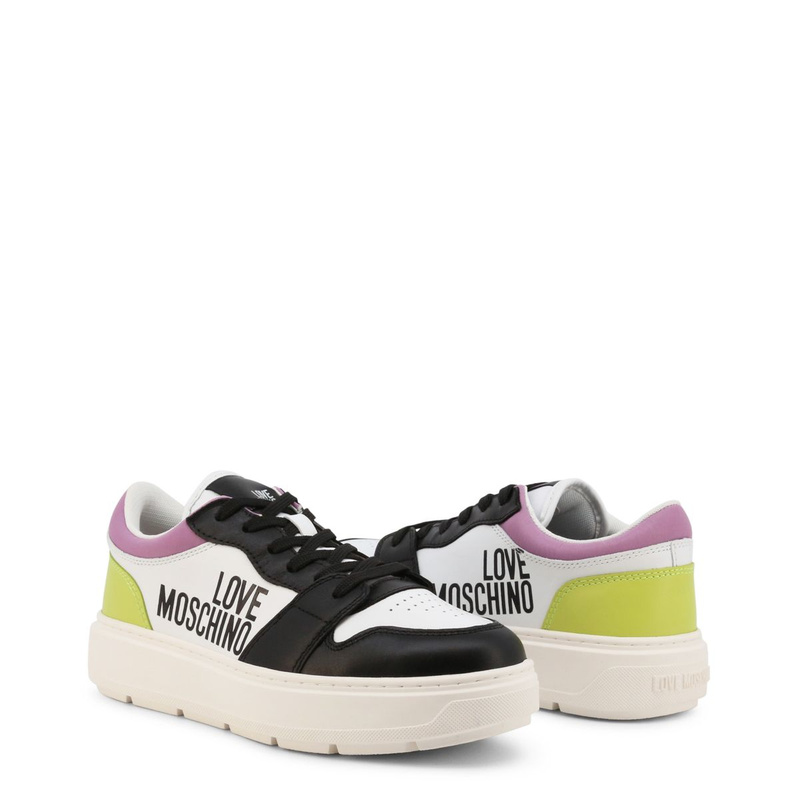 Sneakers Marke Love Moschino Modell JA15274G1GIAB Farbe Weiß. Schuhe Damen. Saison: Frühling/Sommer