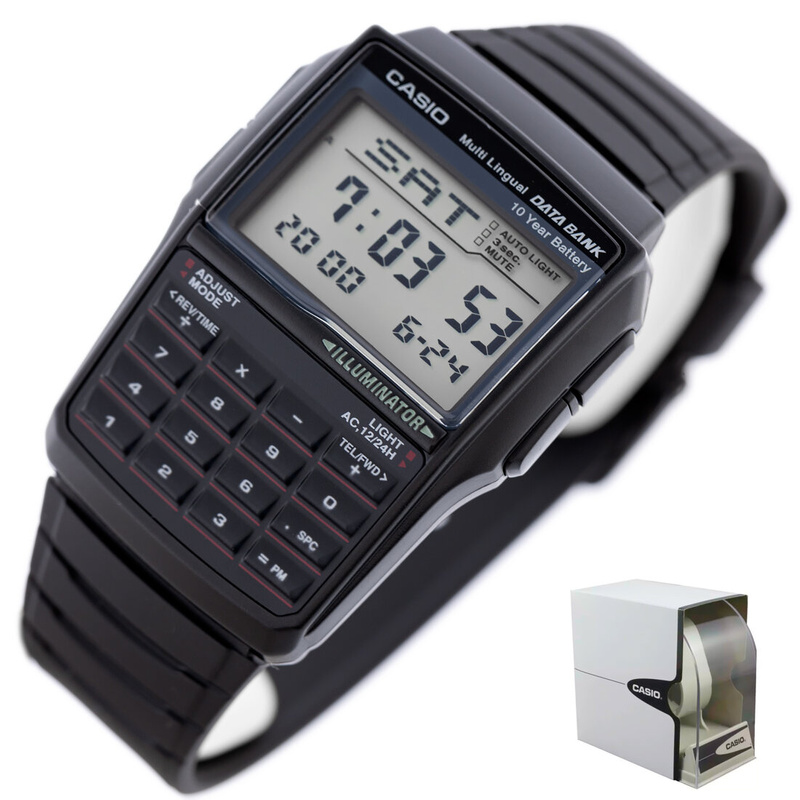 ZEGAREK MĘSKI CASIO VINTAGE DATABANK DBC-32D-1ADF (zd162b)