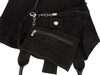 Large leather bag large A4 bag with sachet Black L82