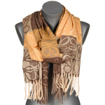 Yellow Large Women's Cotton Warm Neck Scarf RE-73