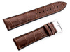 U18 watch rubber strap - brown/black- 20mm