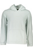 CALVIN KLEIN MEN&#39;S GREEN ZIPLESS SWEATSHIRT