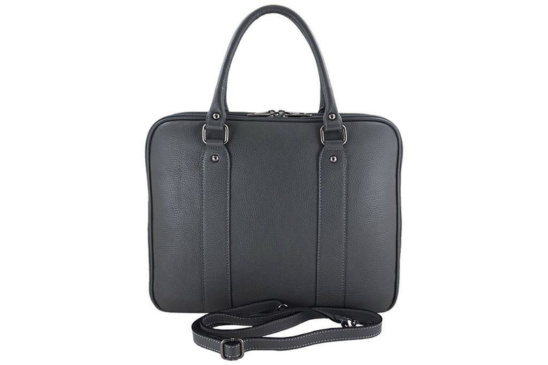 Large Leather Briefcase Women's Document Bag