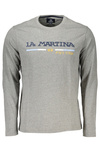 LA MARTINA HERREN-LANGARM-T-SHIRT GRAU