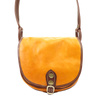 Classic women's leather messenger bag by Florence