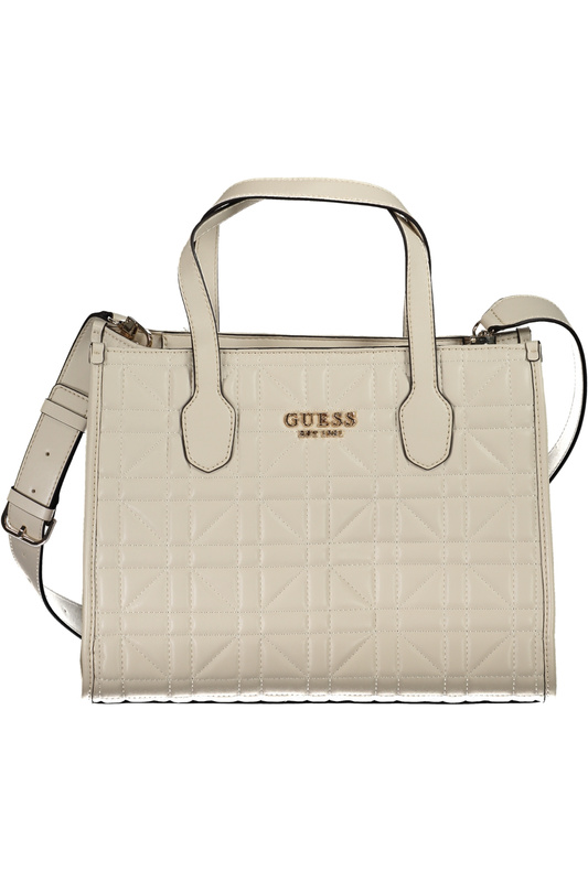 GUESS JEANS WOMEN&#39;S BAG BEIGE