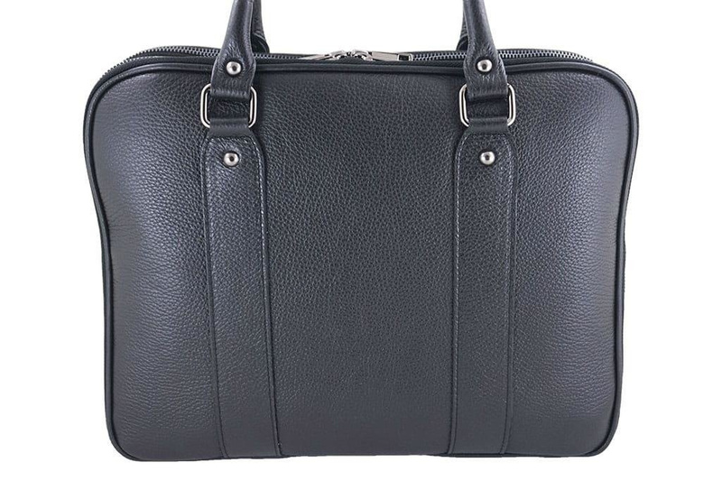 Large Leather Briefcase Women's Document Bag