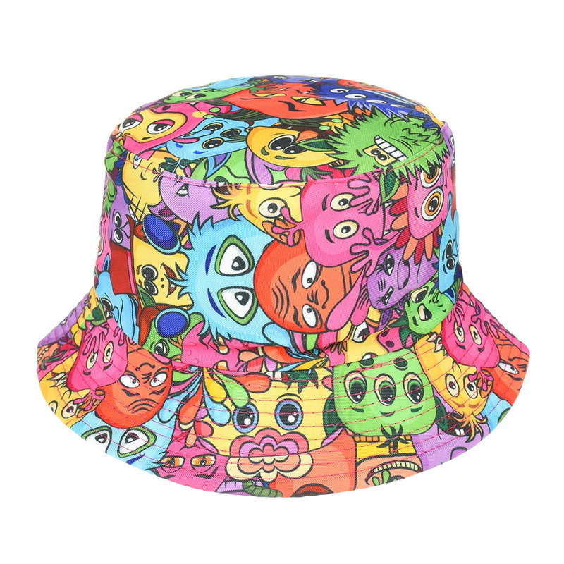 Children's double-sided bucket hat colorful kap-m-18