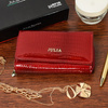 Red Julia Rosso women's RFID leather wallet F58