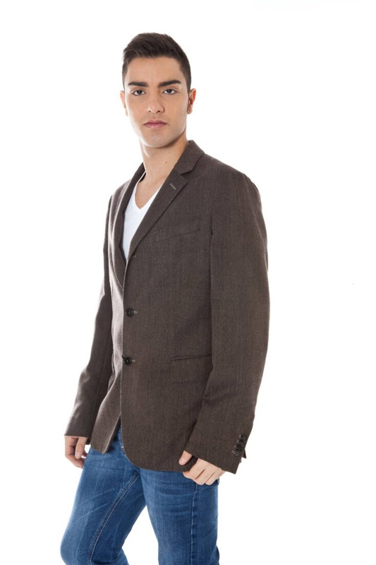 CALVIN KLEIN MEN&#39;S CLASSIC JACKET BROWN