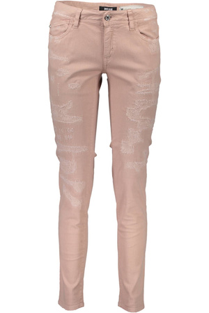 JUST CAVALLI PINK WOMAN TROUSERS