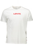 LEVI&#39;S WHITE MEN&#39;S SHORT SLEEVE T-SHIRT