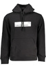 CALVIN KLEIN MEN&#39;S BLACK ZIPLESS SWEATSHIRT