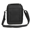 Black men's Baltimore G19 leather over the shoulder bag