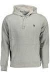 US POLO SWEATSHIRT WITHOUT ZIP GRAY MAN