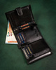 Leather wallet & key ring set PETERSON PTN SET-M-N4L-KCS