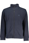 HUGO BOSS MEN'S BLUE ZIPPED SWEATSHIRT