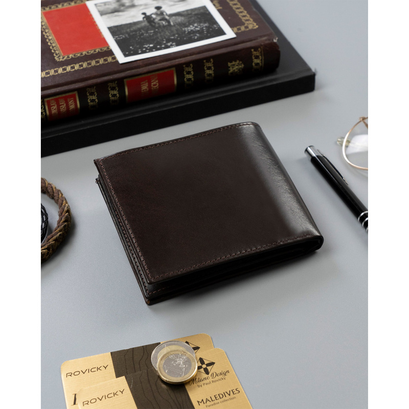 Leather wallet RFID ROVICKY N01-RVT