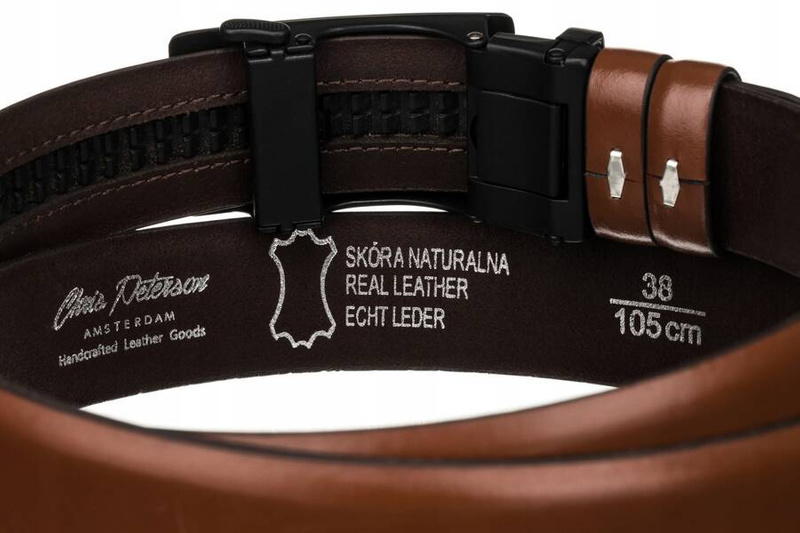 Leather belt PETERSON PTN A004