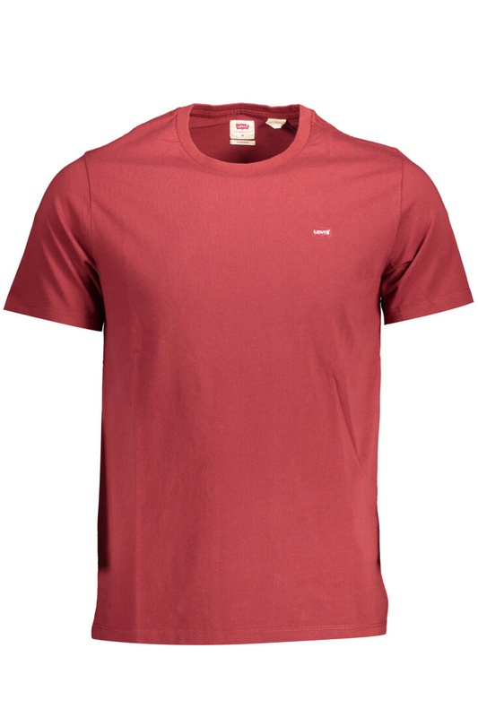 LEVI&#39;S MEN&#39;S RED SHORT SLEEVE T-SHIRT