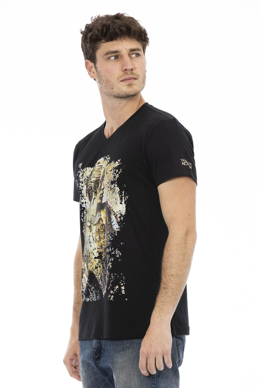 T-Shirts Marke Trussardi Action Modell 2AT108 Farbe Schwarz. Bekleidung Herren. Saison: