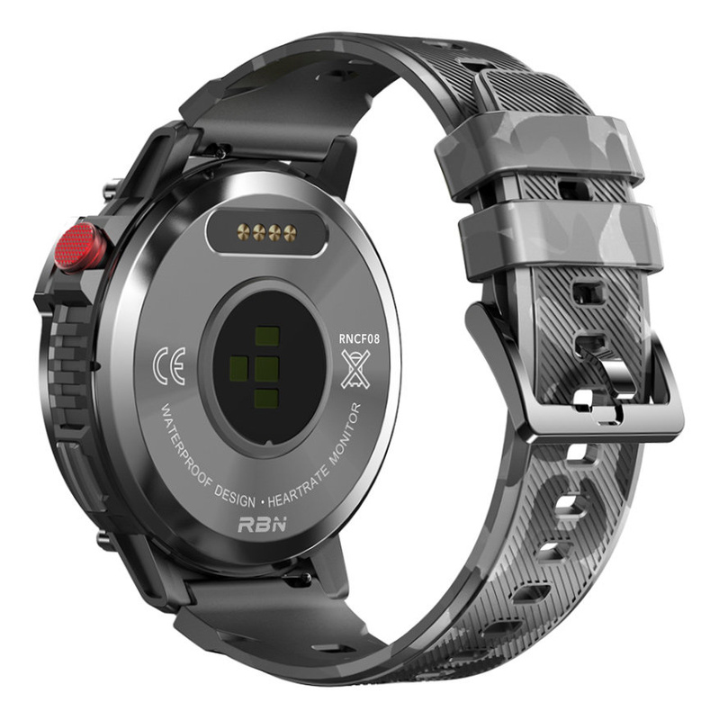 SMARTWATCH MĘSKI Rubicon RNCF07 - WYKONYWANIE POŁĄCZEŃ - BLUETOOTH CALL - ODTWARZACZ MP3 4GB (sr052b)