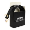 Beltimore leather belt Blamra Fashionable heart D63: colors - black, stripes - r. 105-120 cm