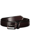 TOMMY HILFIGER LEATHER BELT MAN BROWN