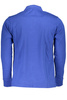 US GRAND POLO MEN&#39;S LONG SLEEVED POLO SHIRT BLUE