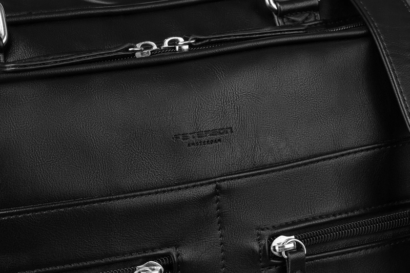 Leatherette laptop bag PETERSON PTN LAP-1508-PUD-123