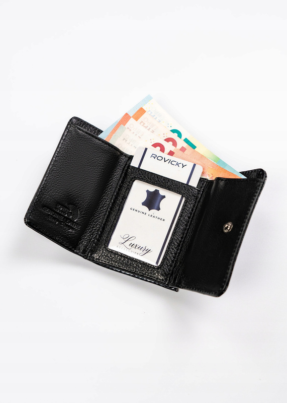 Leather wallet RFID LORENTI 55287-SBR