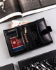 Leather wallet RFID PETERSON PTN 22309L-VT-T