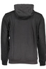 TOMMY HILFIGER MEN&#39;S BLACK ZIPLESS SWEATSHIRT