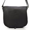 Spacious leather women's crossbody bag