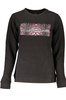 CAVALLI CLASS DAMEN-SWEATSHIRT MIT REISSVERSCHLUSS SCHWARZ