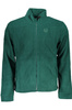 GIAN MARCO VENTURI MEN&#39;S GREEN ZIP SWEATSHIRT