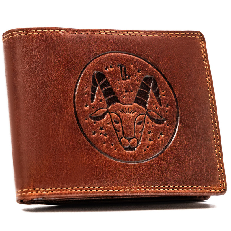 Leather wallet RFID PETERSON PTN N992-EBS