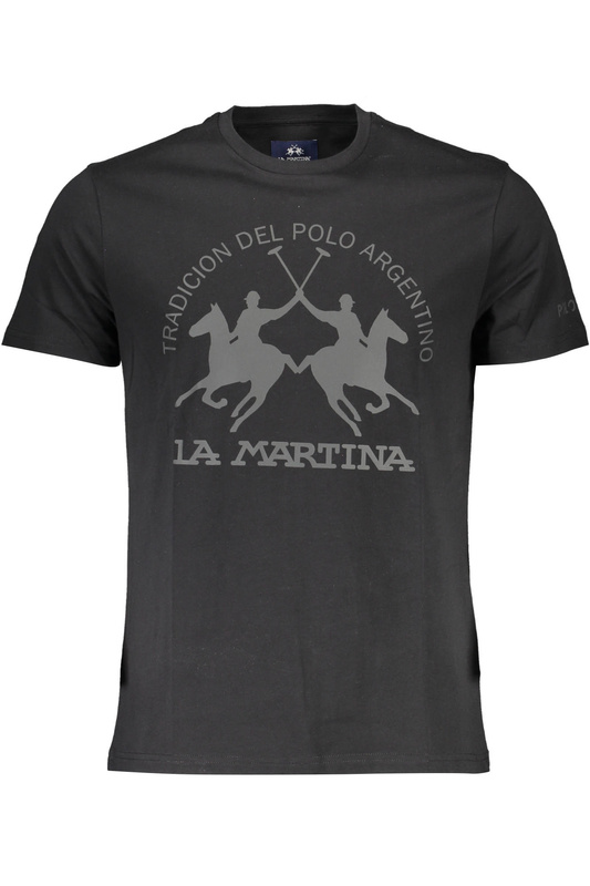 LA MARTINA MEN&#39;S SHORT SLEEVE T-SHIRT BLACK