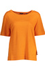 GANT WOMEN&#39;S SHORT SLEEVE T-SHIRT ORANGE