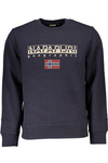 NAPAPIJRI MEN&#39;S BLUE ZIPLESS SWEATSHIRT