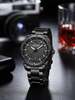 Graphite men's watch bracelet large solid Perfect M118