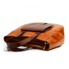 Leather shoulder bag large women's shopperbag