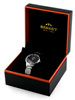 BISSET BSBE45 WOMEN'S WATCH - silver/black (zb551b)