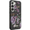 Guess GUHCS23MHCFWSK S23+ S916 czarny/black hardcase Flower Collection