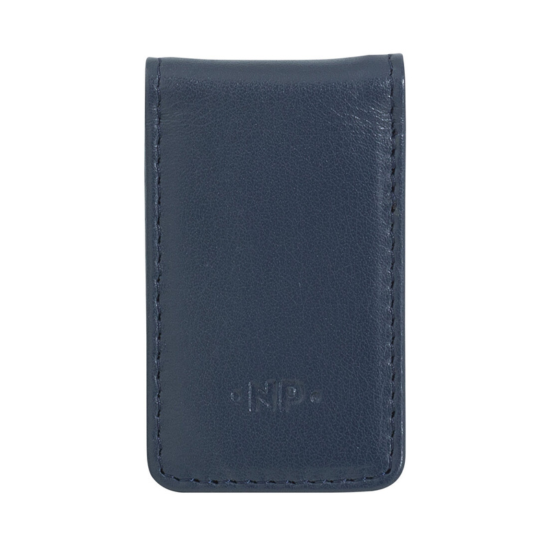 Magnetic money clip for men and women Nappa Pete by Nuvola Pelle made in genuine leather, perfect to fit in your pockets.