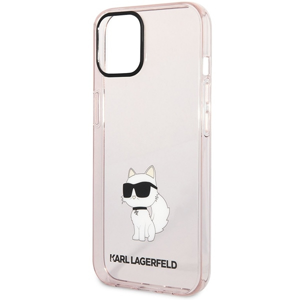 Karl Lagerfeld KLHCP12MHNCHTCP iPhone 12 /12 Pro 6,1" różowy/pink hardcase Ikonik Choupette