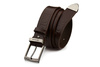 Baltimore men's wide denim leather belt brown 523 : Farben - braun, beige, Gürtelgröße - r.120-135 cm