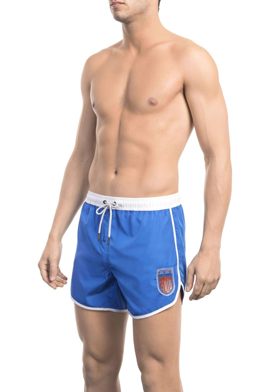 Stroje kąpielowe marki Bikkembergs Beachwear model BKK1MBS04 kolor Niebieski. Odzież Męskie. Sezon: