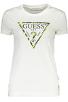 GUESS JEANS DAMEN KURZARM T-SHIRT WEIß