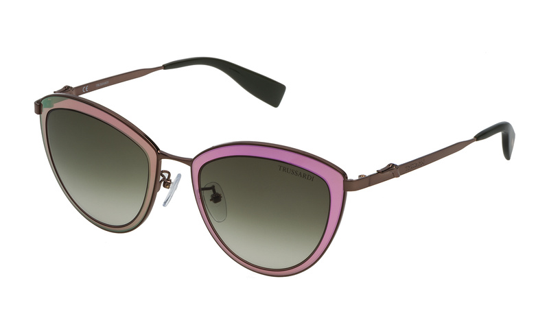 SUNGLASSES TRUSSARDI WOMAN STR181528G7X (Szkło/Zausznik/Mostek) 52/22/135 mm)